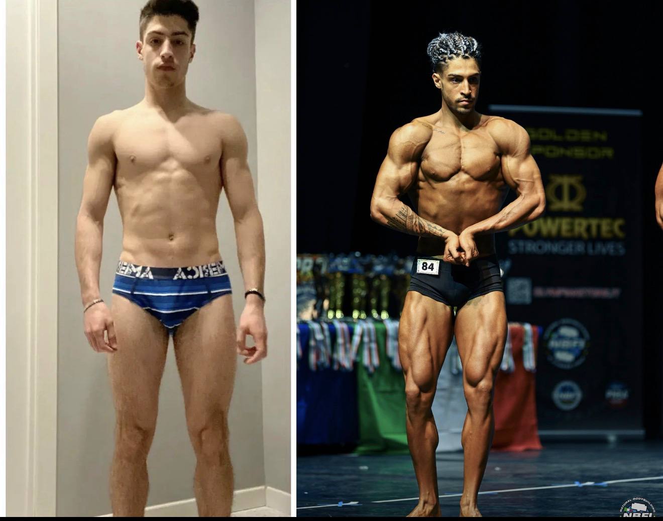 Evoluzione da punto di partenza a preparazione agonistica Natural Bodybuilding